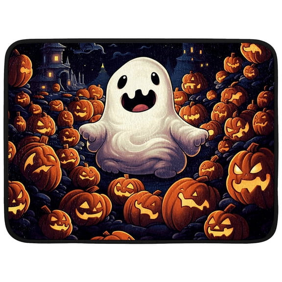 Cute Ghost Absorbent Dish Drying Mats for Kitchen Counter 18x16in Kitchen Accessories