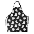 thumbnail image 1 of Cute Ghost Aprons for Women Pumpkin Cooking Apron with Pockets Kitchen Apron Adjustable Neck for Men Home Holiday Decorations Gift, 1 of 7