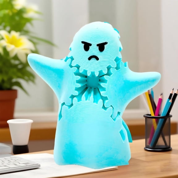 Cute Ghost Gear Fidget Toys,Novelty Funny Toys,Sensory Toys for Stress and Anxiety Relief,Halloween Home Decorations,Halloween Holiday Gifts