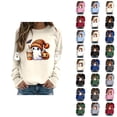 thumbnail image 1 of Cute Ghost Halloween Sweatshirts for Women 2025 Crewneck Ghost Coffee Pumpkin Graphic Sweatshirt Pullover Tops, 1 of 5