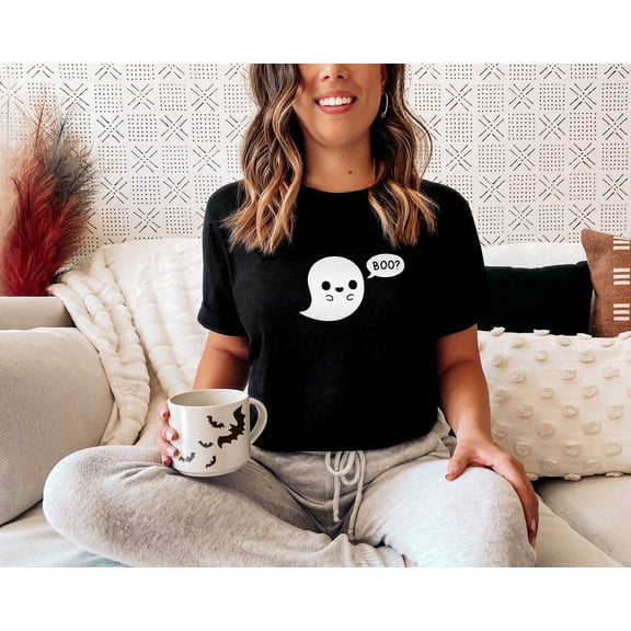 Cute Ghost Halloween T-Shirt - Glow In The Dark Halloween T Shirt