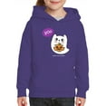 thumbnail image 1 of Cute Ghost Kitten W Pumpkin Hoodie Juniors -Image by Shutterstock,  Medium, 1 of 4