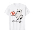 thumbnail image 1 of Cute Ghost Playing Volleyball Sport Player Halloween Costume T-Shirt, 1 of 5