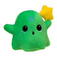 thumbnail image 1 of Cute Ghost Plush Keychain – Green Soft Stuffed Bag Charm for Backpacks, Handbags, and Halloween Accessories, 1 of 6