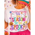 thumbnail image 1 of Cute Ghost Pumpkin Design TShirt Halloween Theme, Perfect For Autumn Wear As A Printed TShirt, 1 of 10