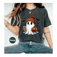 thumbnail image 1 of Cute Ghost Shirt, Halloween Ghost Shirt, Womens Halloween Shirt, Cute Fall Shirt, Spooky Season Shirt, Gift For Halloween, 1 of 5