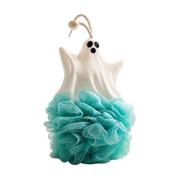 Cute Ghost Soft Loofa Bath Sponges Produces Rich Creamy Lather Suitable For Men Women