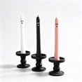 thumbnail image 1 of Cute Ghost Taper Candles, Halloween Spooky Ghost Face Long Stick Candles, Decorative Dinner Candlesticks for Halloween Party Home Table Decor, White, 1 of 8