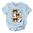 thumbnail image 1 of Cute Ghost Teacher Halloween T-Shirt, Retro Boo Spooky School Tee, 1 of 11
