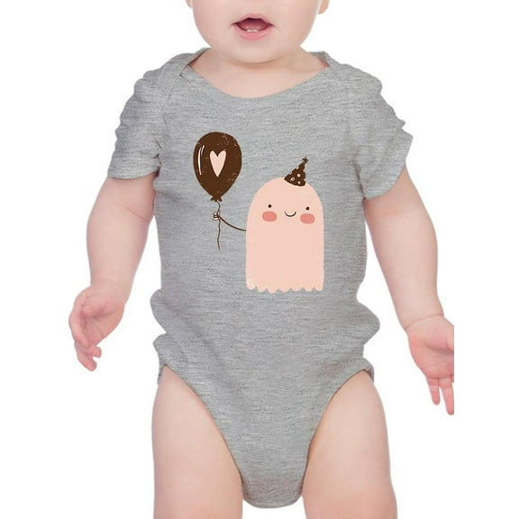 Cute Ghost W Big Balloon Bodysuit Infant -Image by Shutterstock,  18 Months