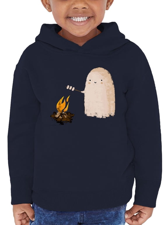 Cute Ghost W Marshmallows Hoodie Toddler -Image by Shutterstock, 2 Toddler