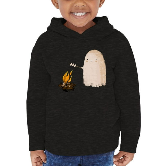 Cute Ghost W Marshmallows Hoodie Toddler -Image by Shutterstock, 4 Toddler