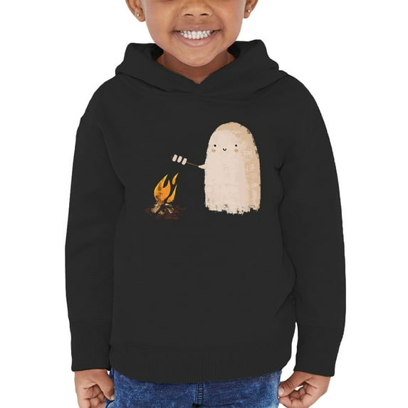 Cute Ghost W Marshmallows Hoodie Toddler -Image by Shutterstock, 5 Toddler