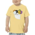 thumbnail image 1 of Cute Ghost With Spooky Balloons T-Shirt Toddler -Image by Shutterstock,  3 Toddler, 1 of 4