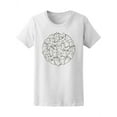 thumbnail image 1 of Cute Ghosts Circle Shape Pattern T-Shirt Women -Image by Shutterstock, Female Large, 1 of 2
