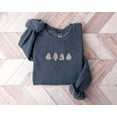 thumbnail image 1 of Cute Ghosts Crew Embroidered Sweatshirt For Friends, 1 of 1