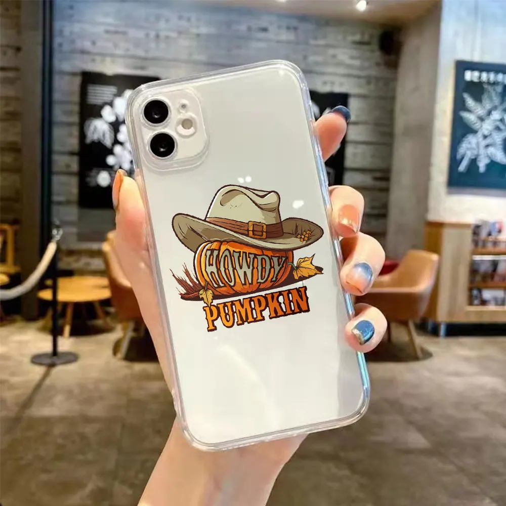 Cute Ghosts Pumpkins Halloween Phone Case for IPhone 15 14 13 12 Pro Max XR X XS Mini 7 8 Plus