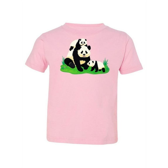 Cute Giant Panda Family T-Shirt Toddler -Image by Shutterstock, 4 Toddler
