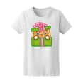 thumbnail image 1 of Cute Ginger Cat Inside A Big Box T-Shirt Women -Image by Shutterstock, Female Small, 1 of 2