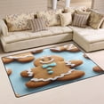 thumbnail image 1 of Cute Gingerbread Man Soft Polyester Area Rug 31''x20'', Non Slip, Memory Foam, Water Absorbent, 1 of 7