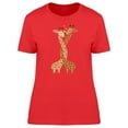 thumbnail image 1 of Cute Giraffe Couple T-Shirt Women -Image by Shutterstock, Female Large, 1 of 2