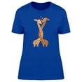 thumbnail image 1 of Cute Giraffe Couple T-Shirt Women -Image by Shutterstock, Female XX-Large, 1 of 2
