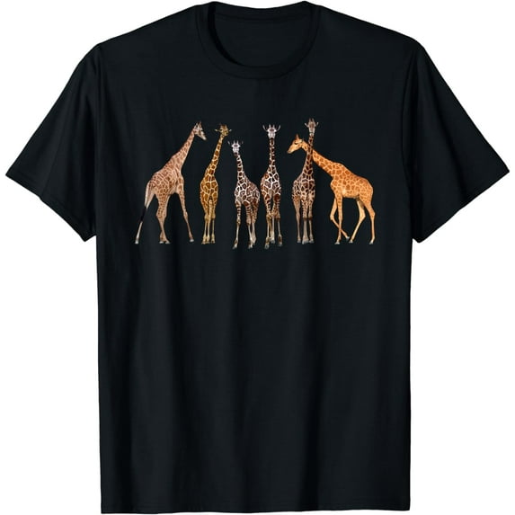 Cute Giraffe Design For Men Women Safari Zoo Giraffe Lovers T-Shirt