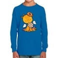 thumbnail image 1 of Cute Giraffe Ghosts And Candy Long Sleeve Toddler -Image by Shutterstock,  2 Toddler, 1 of 4