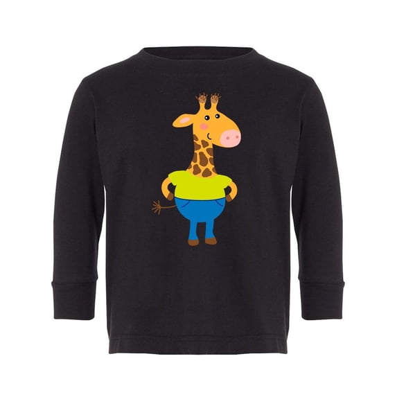 Cute Giraffe Long Sleeve Toddler -Image by Shutterstock, 4 Toddler
