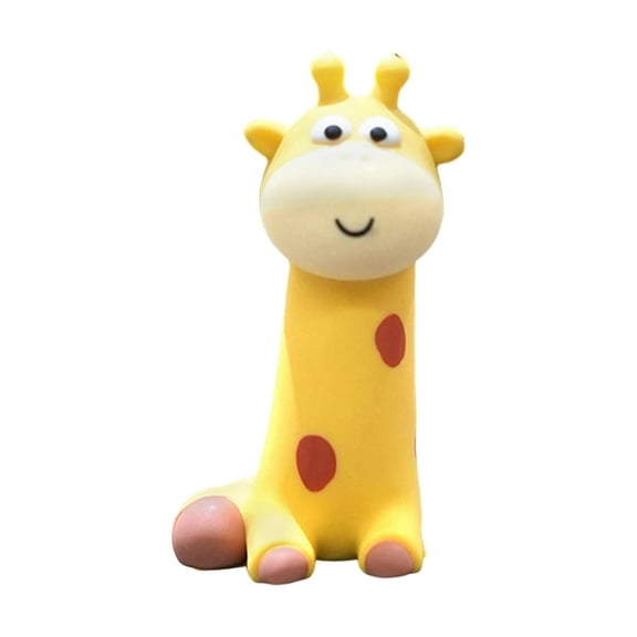 Cute Giraffe Monitor Perching Decorative Figurine – Adorable Desk Accessory for Workspace Decor, Perfect Gift for Animal Lovers, Adds Whimsy and Charm to Office or Home Desks