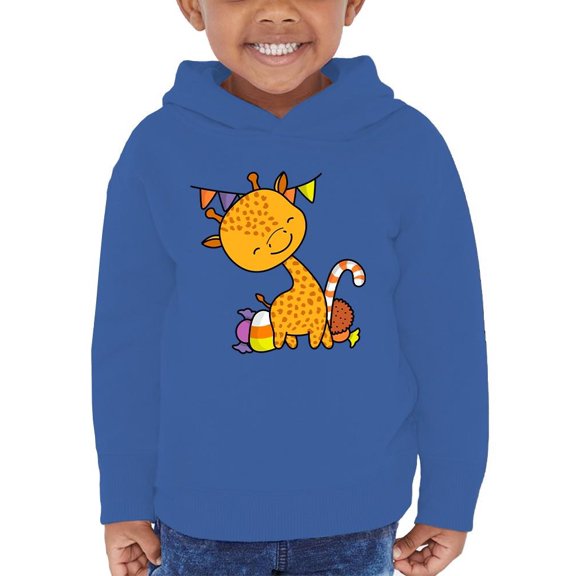 Cute Giraffe W Candy Hoodie Toddler -Image by Shutterstock,  2 Toddler