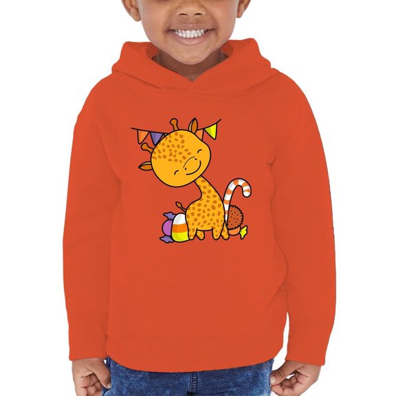 Cute Giraffe W Candy Hoodie Toddler -Image by Shutterstock, 5 Toddler
