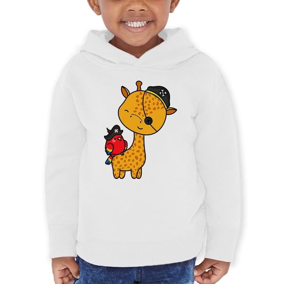 Cute Giraffe W Pirate Costume Hoodie Toddler -Image by Shutterstock, 4 Toddler