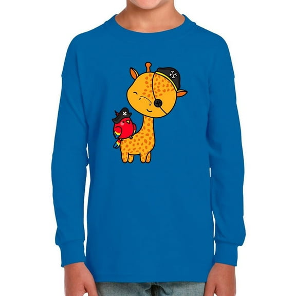 Cute Giraffe W Pirate Costume Long Sleeve Toddler -Image by Shutterstock,  5 Toddler