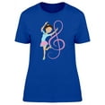 thumbnail image 1 of Cute Girl Dancing Ballet Tee Women's -Image by Shutterstock, 1 of 1