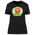 thumbnail image 1 of Cute Girl Eating A Watermelon T-Shirt Women -Image by Shutterstock, Female XX-Large, 1 of 2