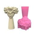thumbnail image 1 of Cute Girl Flower Pots Mold Epoxy Resin Molds Pen Holder Candle Holder Cement Planter Silicone Mould Home Decorations, 1 of 9