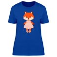 thumbnail image 1 of Cute Girl Fox Cartoon Tee Women's -Image by Shutterstock, 1 of 1