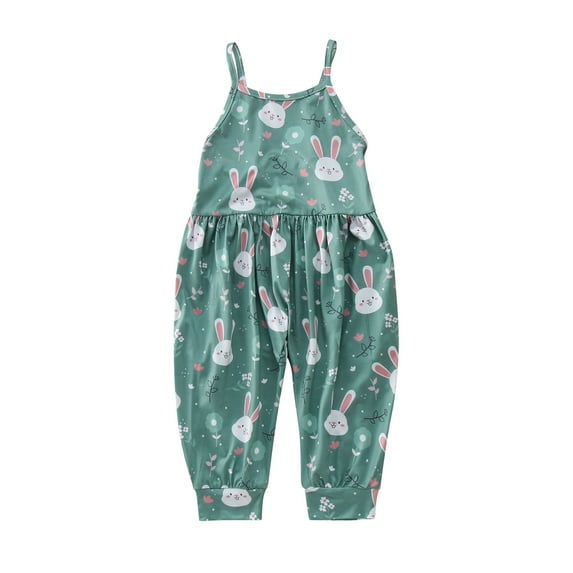 Cute Girl Outfits Baby Outfits for Girls 3-6 Months Toddler Sleeveless Strap Baby Playsuit Romper Clothes 1-6Y Summer Girls Print Kids Jumpsuit Girls Romper&Jumpsuit 6 9 Month Baby Girl