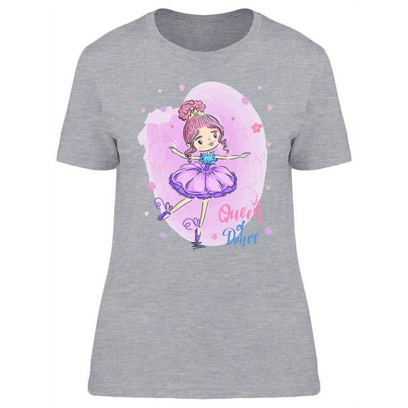 Cute Girl Pink Tutu T-Shirt Women -Image by Shutterstock, Female Small