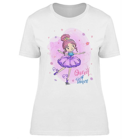 Cute Girl Pink Tutu T-Shirt Women -Image by Shutterstock, Female XX-Large