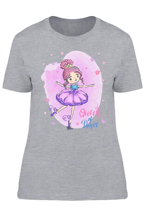 Cute Girl Pink Tutu T-Shirt Women -Image by Shutterstock, Female x-Large