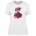 thumbnail image 1 of Cute Girl Riding A Boar, Cartoon T-Shirt Women -Image by Shutterstock, Female Medium, 1 of 2