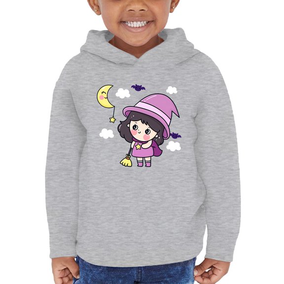 Cute Girl W Witch Costume Hoodie Toddler -Image by Shutterstock, 4 Toddler