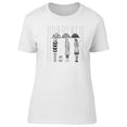 thumbnail image 1 of Cute Girls In The Rain & Kitten T-Shirt Women -Image by Shutterstock, Female Large, 1 of 4