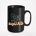 thumbnail image 1 of Cute Glam Squad, Makeup Artist or Lovers, Cosmetologists & Beauticians, Black 15oz Ceramic Mug, 1 of 5