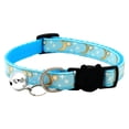 thumbnail image 1 of Cute Glow In The Dark Cat Collar With Moon Star Pendant, Adjustable Nylon Breakaway Collar For Cats, Comfortable Silky Daily Wear Safe Buckle, 1 of 3