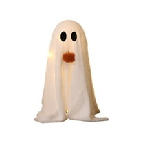 Cute Glowing Ghost Decorations, 20.5 Inch Tall Indoor Tabletop Spooky Decoration With Soft Cozy Fabric And Sturdy Support Structure, For Party Home Kitchen Fireplace