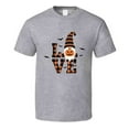 thumbnail image 1 of Cute Gnome Halloween Love Tee Cool Fall T-shirt Holiday Novelty T Shirt, 1 of 1