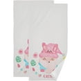 thumbnail image 1 of Cute Gnomes Rabbit Ears Hand Towels, Easter Holiday Spring Kitchen Towel Ultra Soft and Absorbent,Decorative Fingertip Face Towel for Bathroom Hotel, 2 PCS, 28.3"x 14.4", 1 of 5